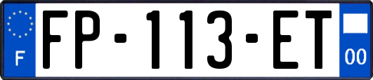 FP-113-ET