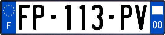 FP-113-PV