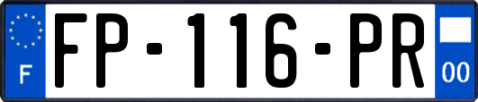 FP-116-PR
