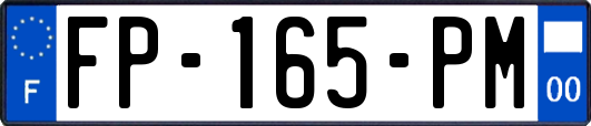 FP-165-PM