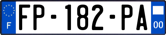 FP-182-PA
