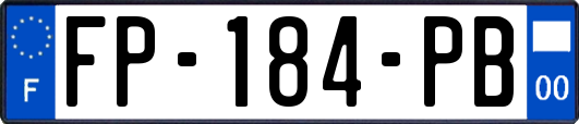 FP-184-PB