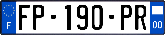 FP-190-PR