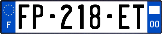 FP-218-ET