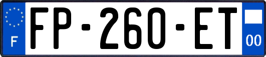 FP-260-ET