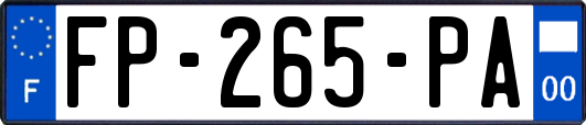 FP-265-PA