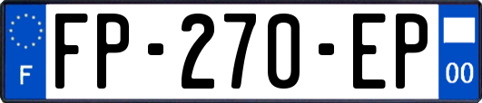 FP-270-EP