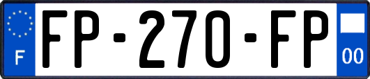 FP-270-FP