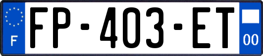 FP-403-ET