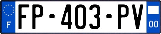 FP-403-PV