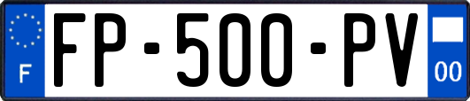 FP-500-PV
