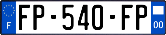 FP-540-FP