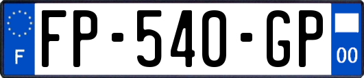 FP-540-GP