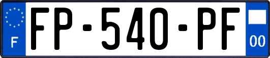 FP-540-PF