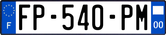 FP-540-PM