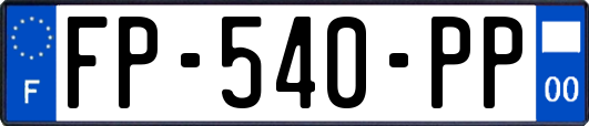 FP-540-PP