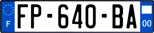 FP-640-BA