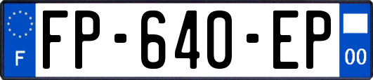 FP-640-EP