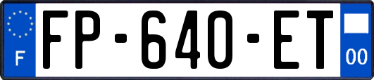 FP-640-ET
