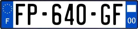 FP-640-GF