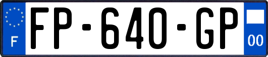FP-640-GP