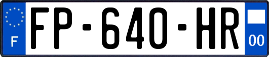 FP-640-HR