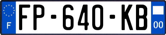 FP-640-KB