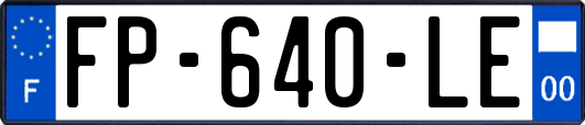 FP-640-LE
