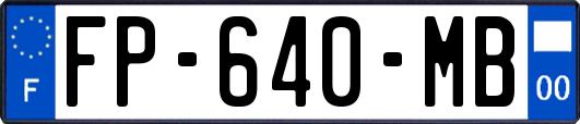 FP-640-MB