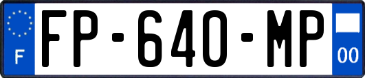 FP-640-MP
