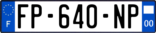 FP-640-NP