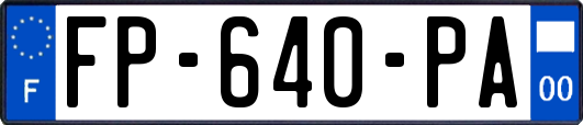 FP-640-PA