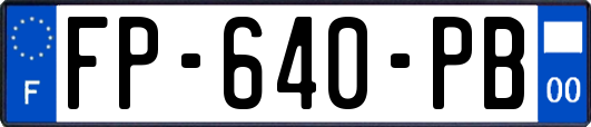 FP-640-PB