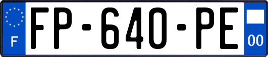 FP-640-PE