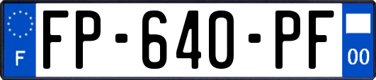 FP-640-PF