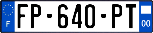 FP-640-PT