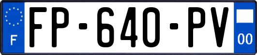 FP-640-PV
