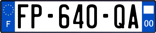 FP-640-QA