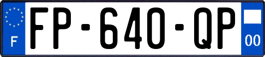 FP-640-QP