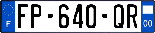 FP-640-QR