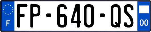 FP-640-QS