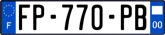 FP-770-PB