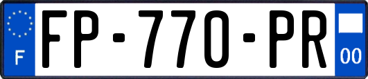 FP-770-PR