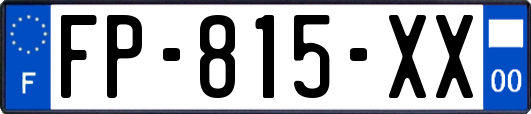 FP-815-XX