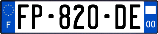 FP-820-DE