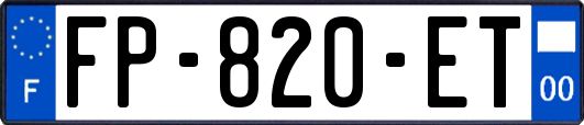 FP-820-ET