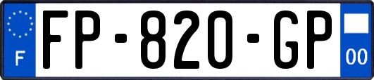 FP-820-GP