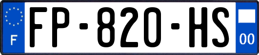 FP-820-HS