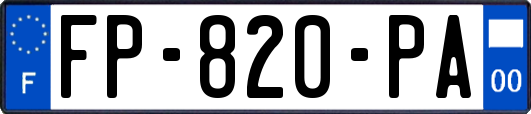 FP-820-PA