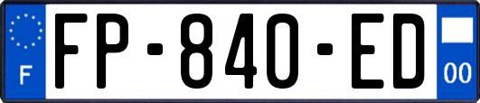 FP-840-ED